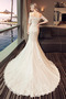 Vestido de novia Iglesia Elegante Escote con Hombros caídos Corte Sirena - Página 2