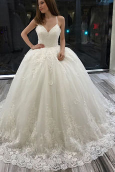 Vestido de novia Iglesia Escote en V Espalda Descubierta Natural Verano