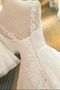 Vestido de novia Iglesia Hasta el suelo Formal Natural Sin mangas Escote redondo - Página 4