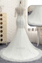 Vestido de novia Iglesia Joya Natural Capa de encaje Encaje Elegante - Página 3