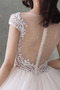 Vestido de novia Iglesia Pura espalda Corte-A Formal Natural Falta - Página 5