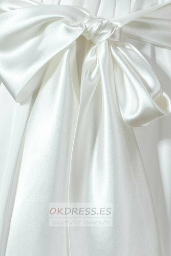 Vestido de novia Imperio Plisado Sin mangas Imperio Cintura Elegante 7