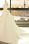 Vestido de novia Invierno Abalorio Baja escote en V Corte-A Blusa plisada - Página 3