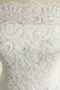 Vestido de novia Invierno Elegante Escote con Hombros caídos Cordón - Página 6