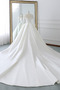 Vestido de novia Manga larga Escote con Hombros caídos Natural Triángulo Invertido - Página 3