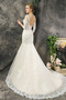 Vestido de novia Natural Elegante Barco Falta Capa de encaje Mangas Illusion - Página 2