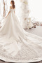Vestido de novia Otoño Corte-A Cola Catedral Encaje Natural Escote con Hombros caídos - Página 2