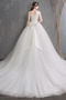 Vestido de novia Otoño Corte-A Cordón Natural Lazos Sencillo - Página 2