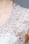 Vestido de novia Otoño largo Corte Recto Elegante Abalorio Cordón - Página 5