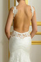 Vestido de novia Otoño largo Escote en V Elegante Playa Tallas pequeñas - Página 5