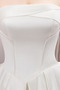 Vestido de novia Pera Drapeado Elegante Cordón Sin mangas Cola Real - Página 3