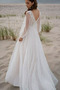 Vestido de novia Playa Falta Frontal Dividida Elegante Baja escote en V - Página 2
