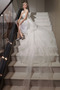 Vestido de novia Playa Natural Asimètrico Cremallera Arco Acentuado - Página 6