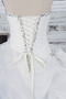 Vestido de novia Playa Natural Organza Sin tirantes Blanco primavera - Página 5
