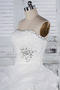 Vestido de novia Playa Natural Organza Sin tirantes Blanco primavera - Página 4