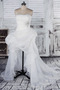 Vestido de novia Playa Natural Organza Sin tirantes Blanco primavera - Página 1