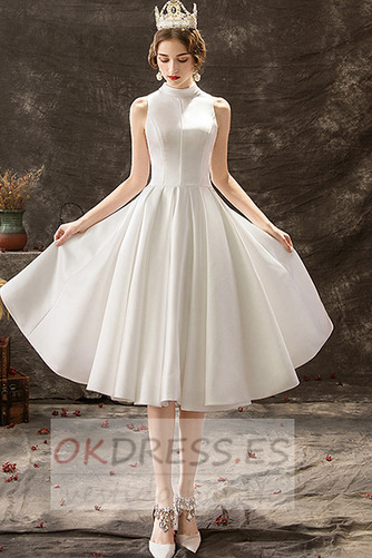 Vestido de novia Playa Oscilación Encaje Elegante Natural Pura espalda 1