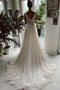 Vestido de novia Playa Romántico Cremallera Natural Drapeado Escote en V - Página 2