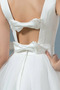 Vestido de novia Playa Volantes Adorno Corte-A Triángulo Invertido Hasta la Rodilla - Página 3