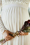Vestido de novia primavera Apertura Frontal Elegante Gasa Imperio Capa de encaje - Página 8
