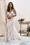 Vestido de novia primavera Elegante Cremallera Natural Falta tul - Página 1