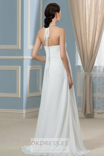 Vestido de novia primavera Espalda Descubierta Escote de Tirantes Espaguetis 2