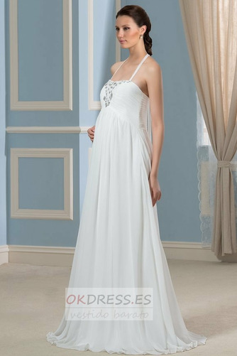 Vestido de novia primavera Espalda Descubierta Escote de Tirantes Espaguetis 3