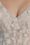 Vestido de novia primavera Rosetón Acentuado Escote en V Sin mangas - Página 4