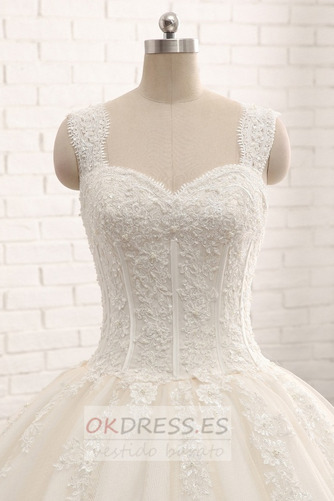 Vestido de novia Sala Capa de encaje Corte-A 2019 Natural Pera 4