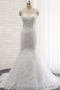 Vestido de novia Sala Escote de Tirantes Espaguetis Natural Pera Espalda Descubierta - Página 1