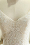 Vestido de novia Sala Falta Corte-A Capa de encaje Encaje Corpiño Acentuado con Perla - Página 4