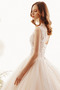 Vestido de novia Sala Lazos Sin mangas primavera Falta Escote con cuello Alto - Página 4
