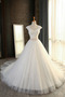 Vestido de novia Sala Natural Cordón Corte-A Drapeado Elegante - Página 8