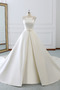 Vestido de novia Satén Elegante Natural Triángulo Invertido Hasta el suelo - Página 1
