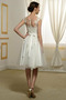 Vestido de novia Satén Natural Corte-A Fuera de casa Otoño Arco Acentuado - Página 3