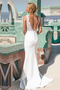 Vestido de novia sexy Satén Elástico primavera Espalda medio descubierto - Página 2