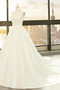 Vestido de novia Sin mangas Baja escote en V Corte-A Natural Cordón - Página 3
