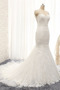Vestido de novia Tallas grandes Capa de encaje Escote de Tirantes Espaguetis - Página 3
