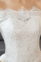 Vestido de novia tul Abalorio largo Formal Escote con Hombros caídos - Página 4