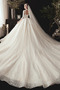 Vestido de novia tul Otoño Corte-A Cordón Capa de encaje largo - Página 2