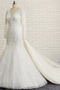 Vestido de novia Verano Elegante Triángulo Invertido Apliques Escote en V - Página 5