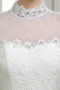 Vestido de novia Verano Escote con cuello Alto Encaje Capa de encaje - Página 4