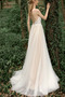 Vestido de novia Verano largo Baja escote en V Apliques Escote de Tirantes Espaguetis - Página 2