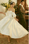 Vestido de novia Verano Oscilación Corte-A Asimétrico Dobladillo Manga corta - Página 3