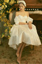Vestido de novia Verano Oscilación Corte-A Asimétrico Dobladillo Manga corta - Página 1