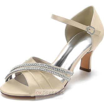 Zapatos de boda de mariposa de satén tacones de aguja huecos laterales zapatos de dama de honor verdes - Página 4