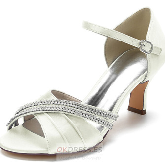 Zapatos de boda de mariposa de satén tacones de aguja huecos laterales zapatos de dama de honor verdes - Página 2