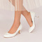 Zapatos de novia de encaje blanco tacones altos sandalias de plataforma zapatos de banquete zapatos de novia - Página 2