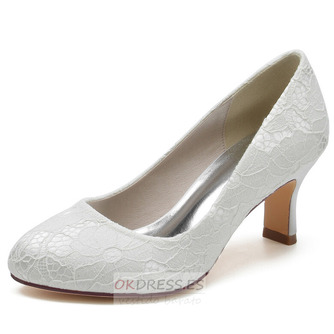 Zapatos de novia de encaje blanco tacones altos sandalias de plataforma zapatos de banquete zapatos de novia - Página 1