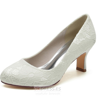 Zapatos de novia de encaje blanco tacones altos sandalias de plataforma zapatos de banquete zapatos de novia - Página 9